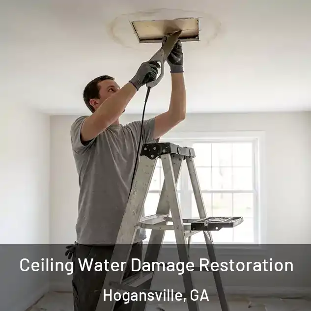  Ceiling Water Damage Restoration Hogansville, GA