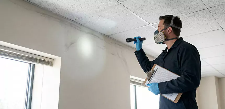 Ceiling Water Damage Inspection in Hogansville