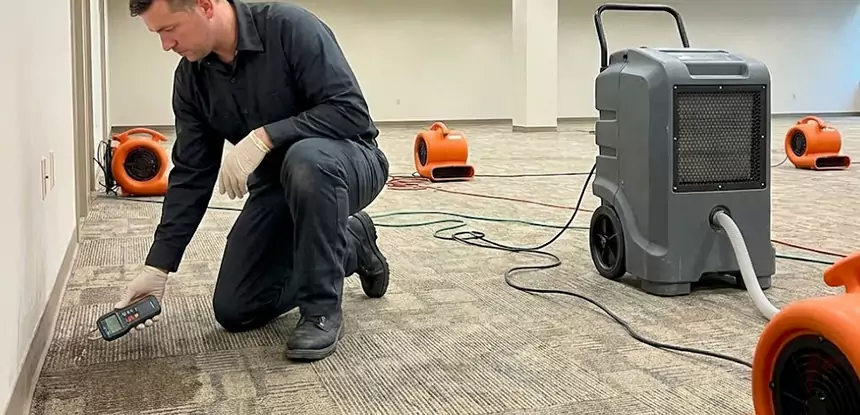 Drying Carpet Padding After Flood in Hogansville
