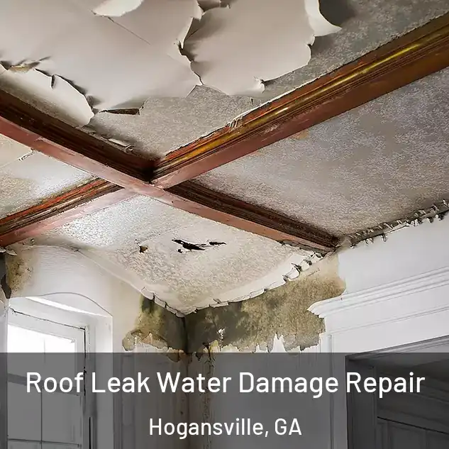  Roof Leak Water Damage Repair Hogansville, GA
