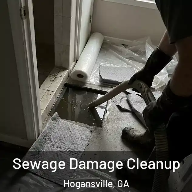  Sewage Damage Cleanup Hogansville, GA
